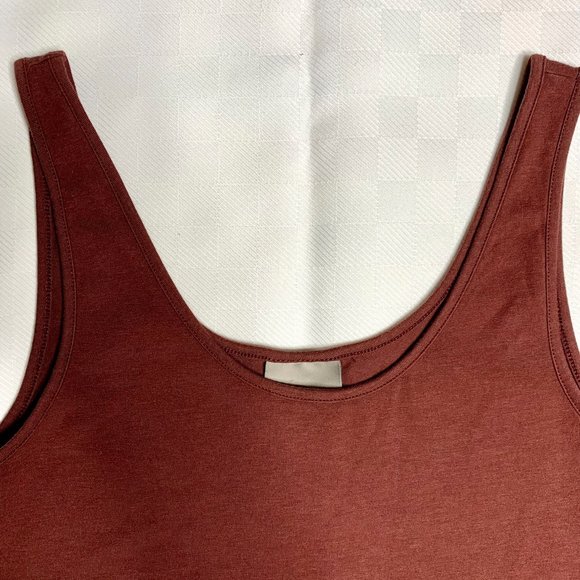 Vero Moda Tank Top T-Shirt Basic Stretch Brown Size S - Picture 5 of 7